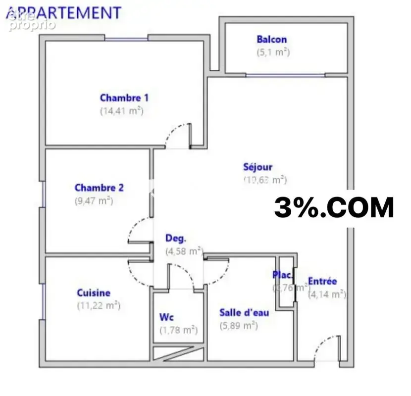 3%COM Bel Appartement F3 avec terrasse et  grand garage - photo 10