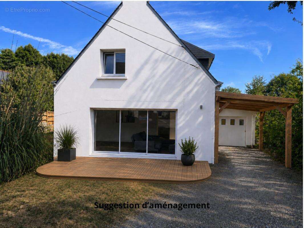 Centre-bourg de Saint-Avé – Maison entièrement rénovée de 120 m² sur un terrain de 500 m², comprenant 3 chambres, vie de plain-p - photo 11