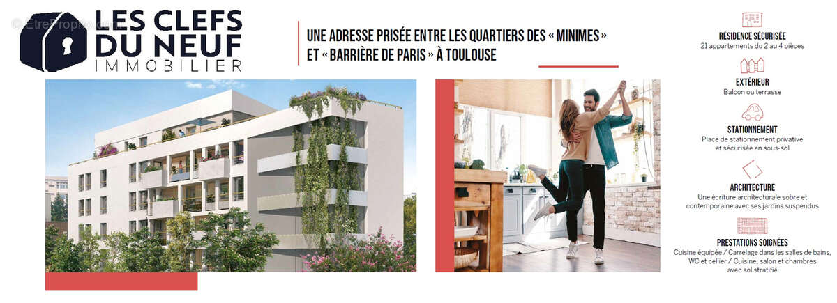 Appartement à TOULOUSE