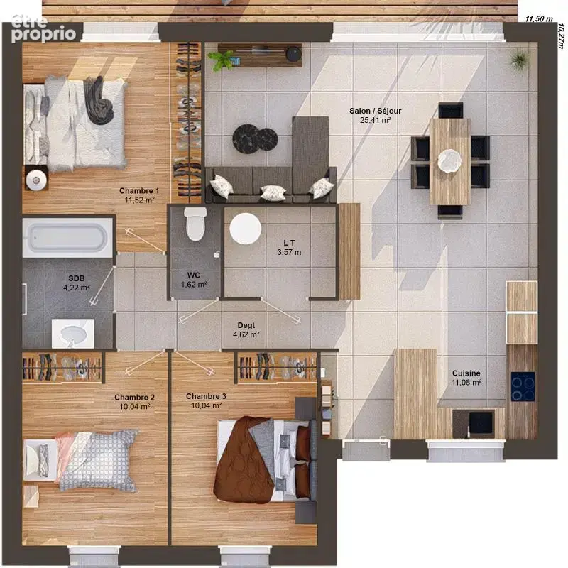 Maison 5 pièces 82 m2 - photo 3