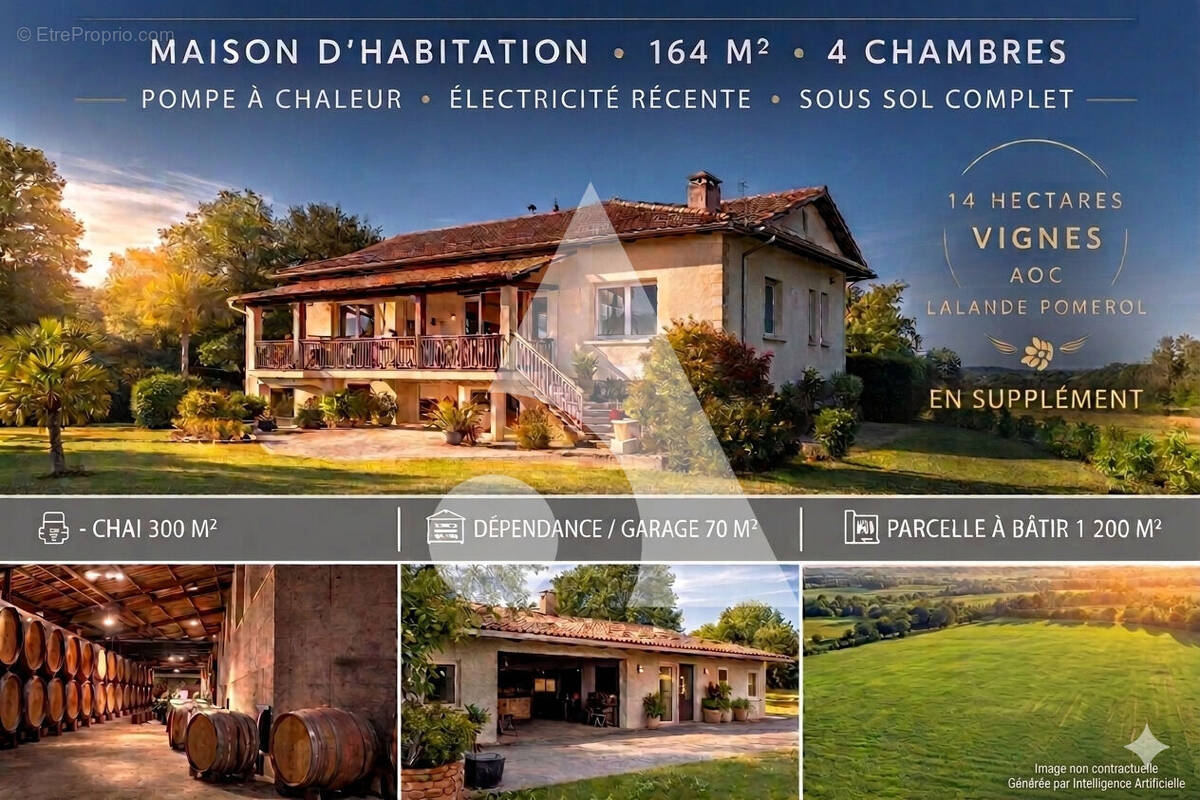 Maison à LALANDE-DE-POMEROL
