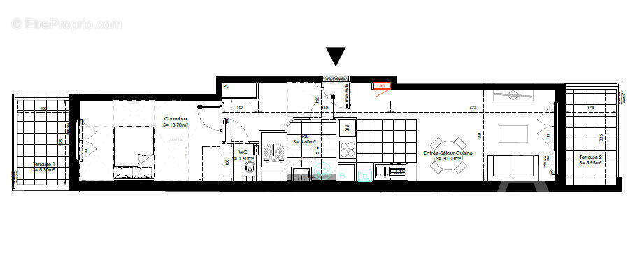 Appartement à SAINTE-GENEVIEVE-DES-BOIS