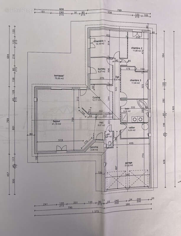Maison de plain-pied 130m2 - Piscine - double garage - grand terrain à 30 min de Bordeaux. - photo 9