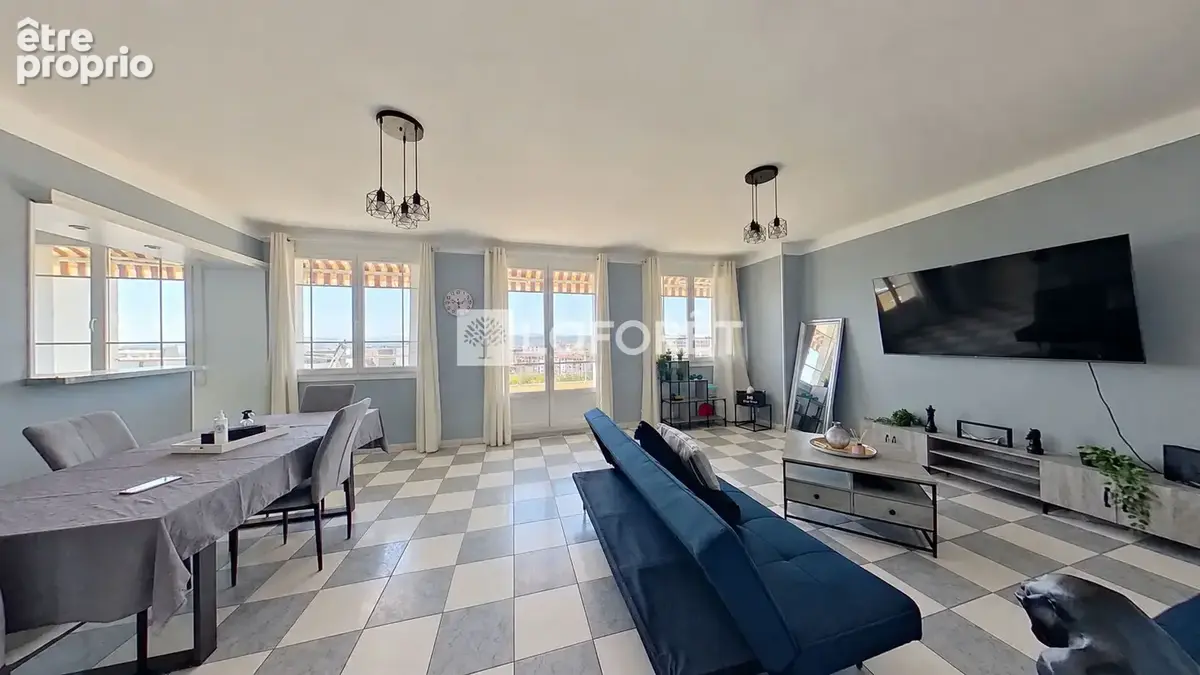 Appartement traversant avec vue panoramique sur Lyon et Fourvière - photo 3