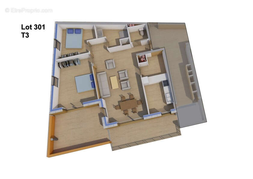 Appartement à LANDERNEAU