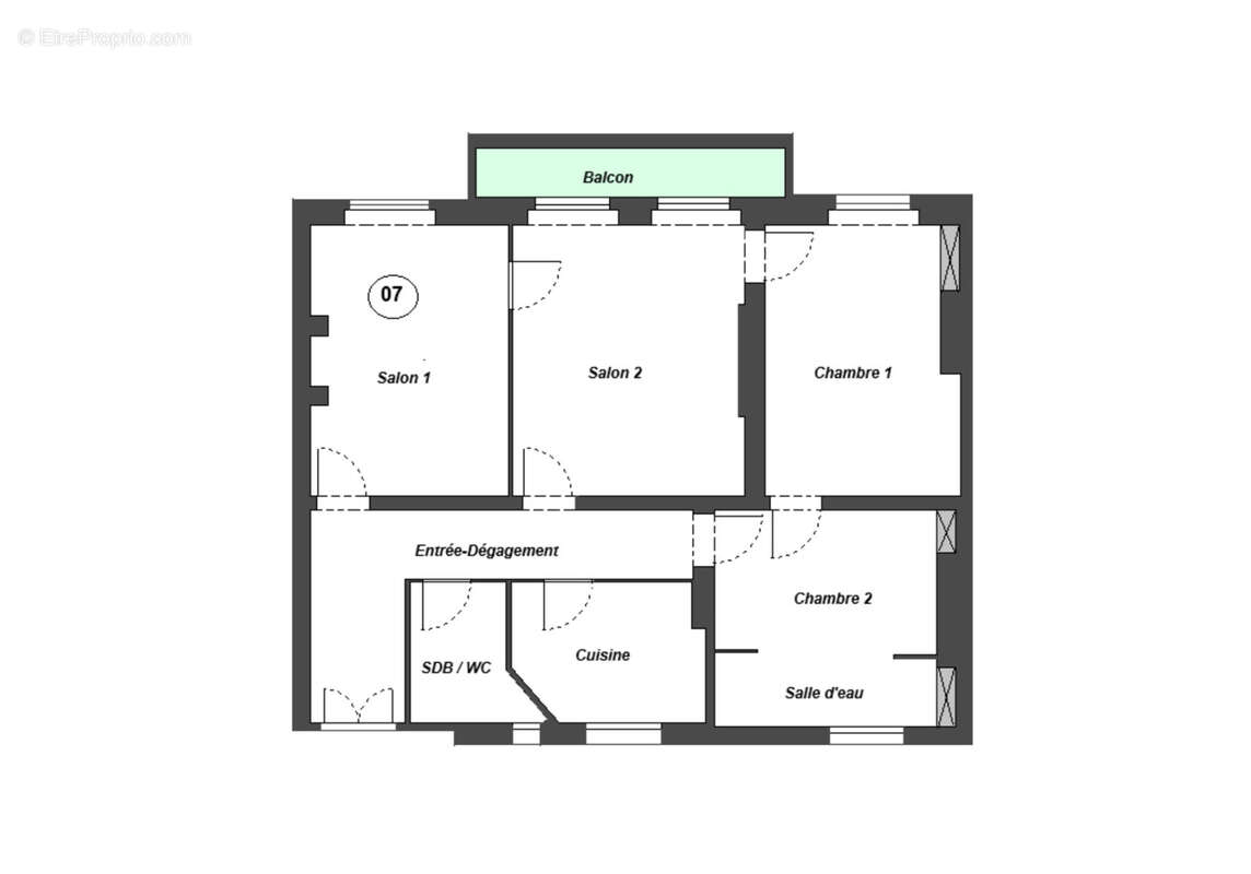 Appartement à PARIS-17E