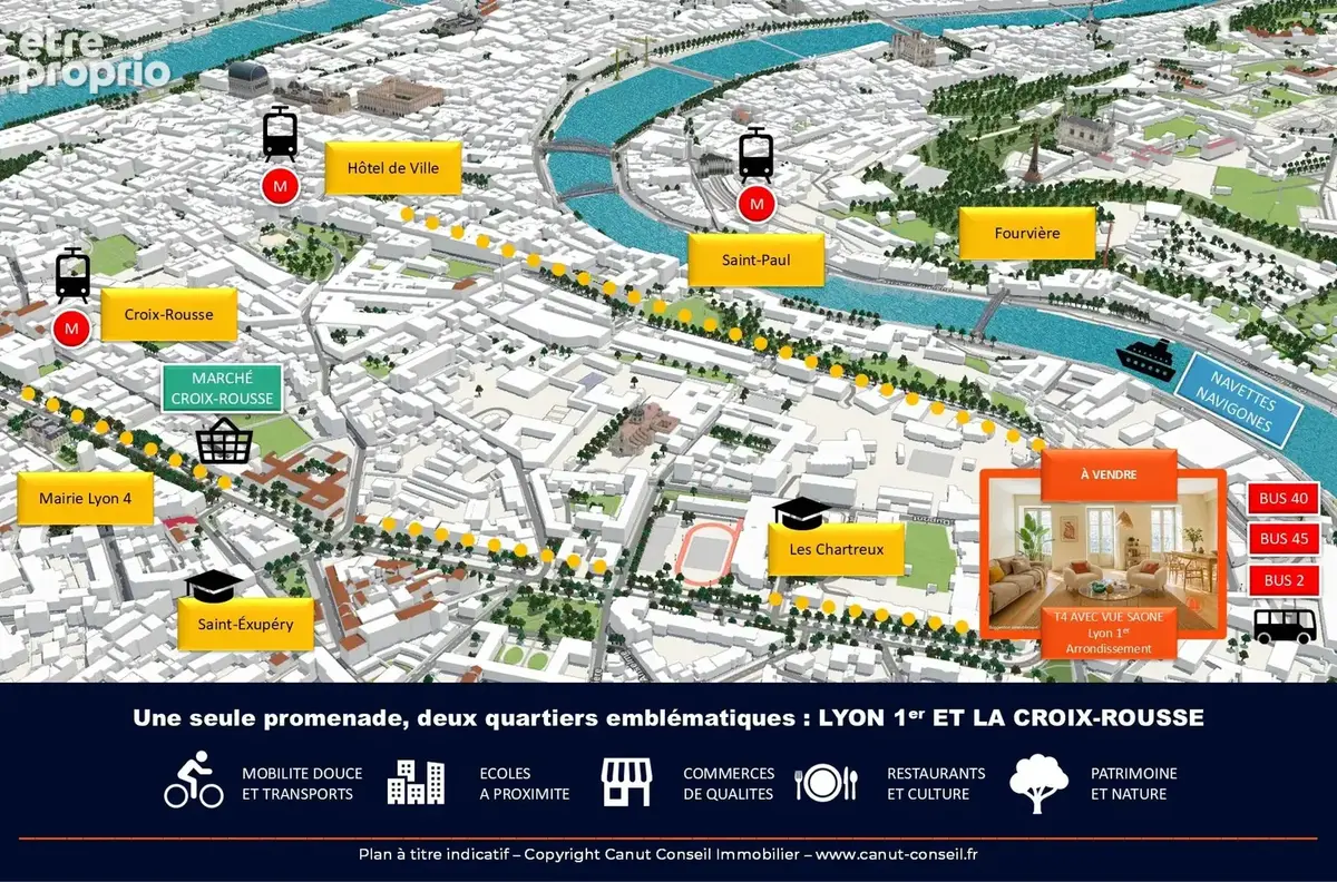 Appartement à LYON-1E