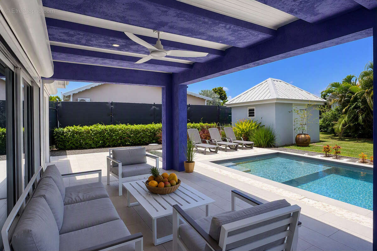 Villa avec bungalow indépendant, piscine et fort potentiel locatif à Saint-François - photo 3