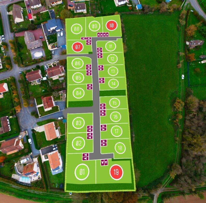 Terrain à GRANDCAMP-MAISY