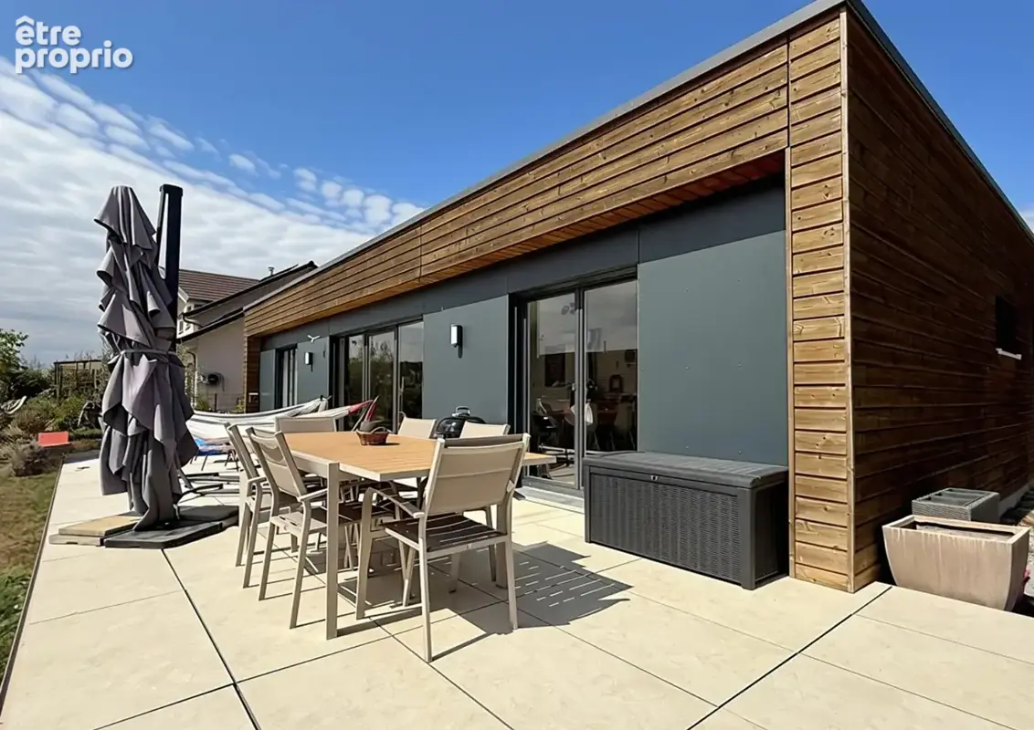 Maison contemporaine en bois, 4 chambres, l'Etoile 39570 - photo 16