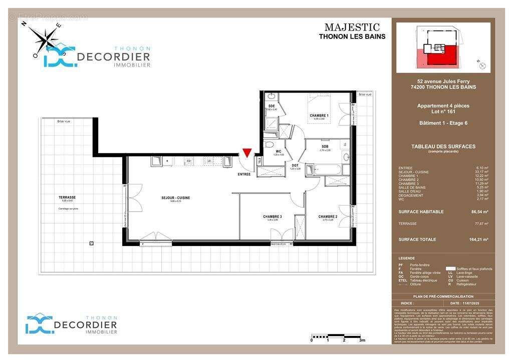 Appartement à THONON-LES-BAINS