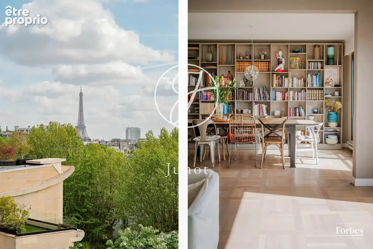 Appartement 5 pièces 122 m² · à Paris-16e · 121,7 m² · 1 580 000 €
