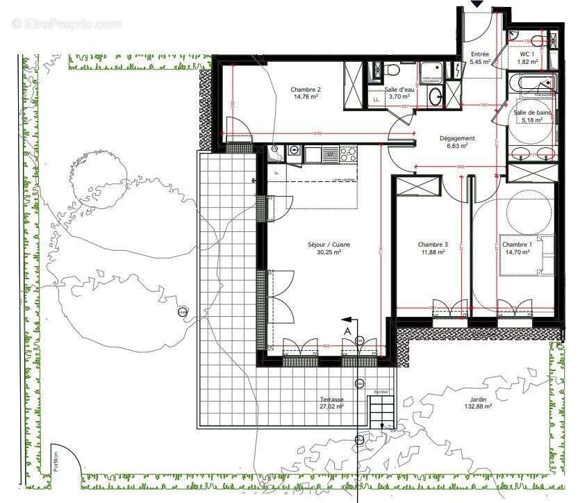 Appartement à LE CHESNAY