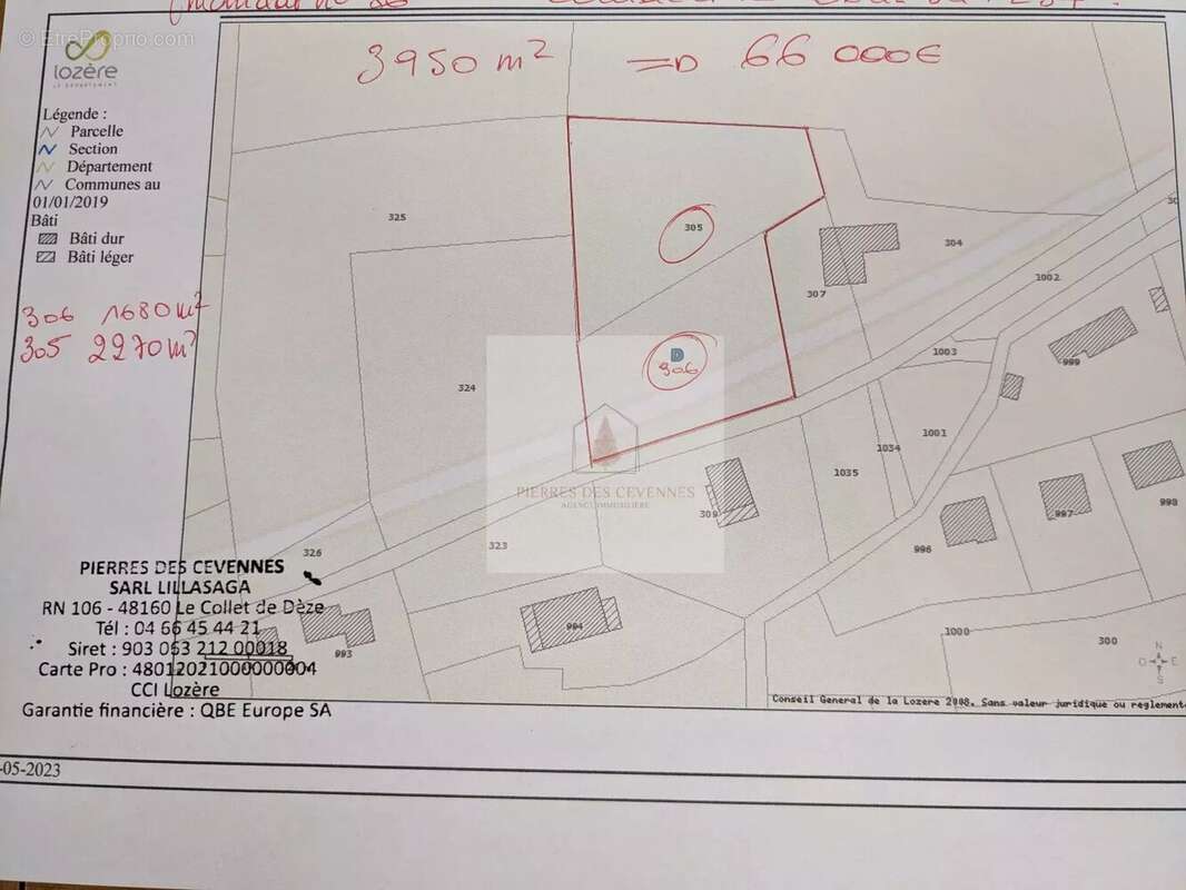 Terrain à CASSAGNAS