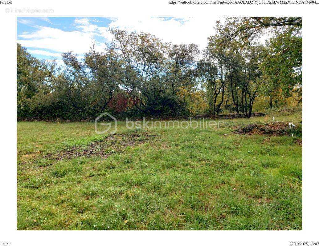 Terrain constructible 1039 m2 - Deaux ( Gard ) - 99 000 euros - photo 4