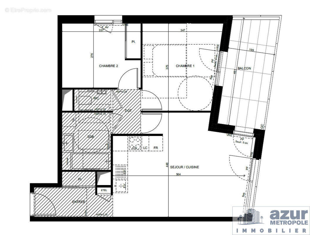 Appartement à SAINT-LAURENT-DU-VAR