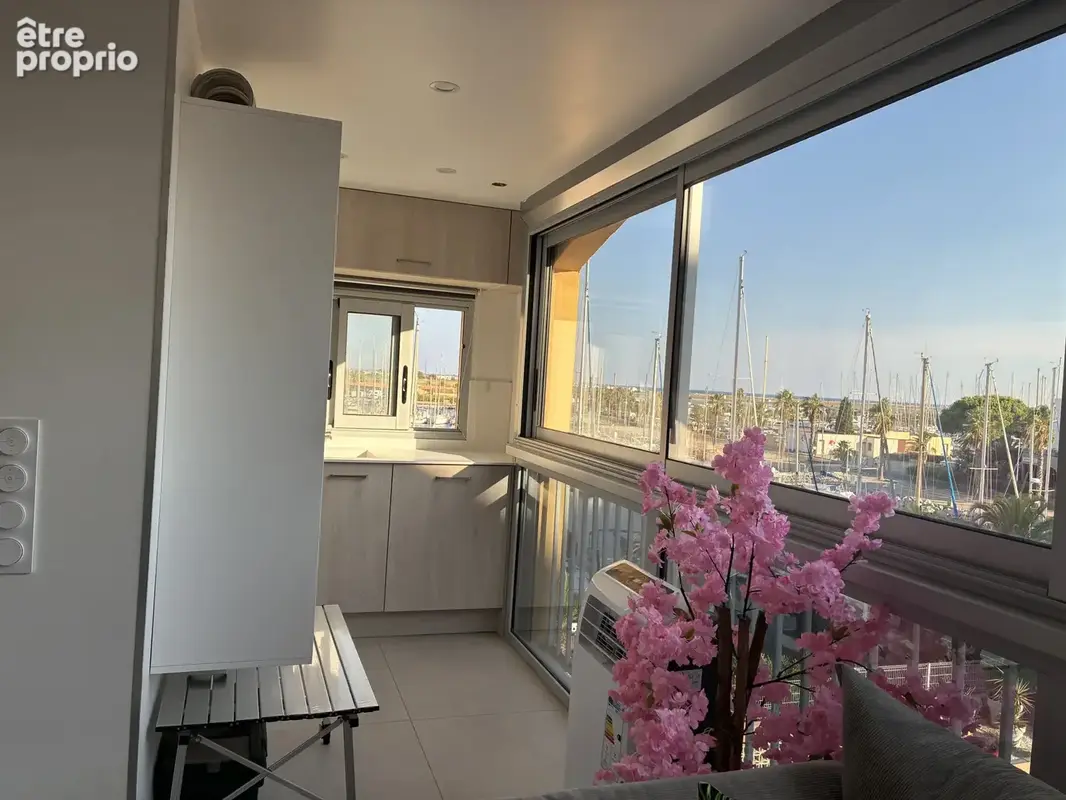 Gruissan - rive droite - en exclusivite - appartement de type 2 avec loggia vue port - photo 18