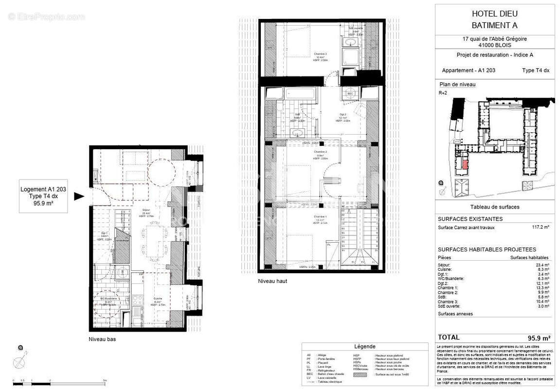 Appartement à BLOIS