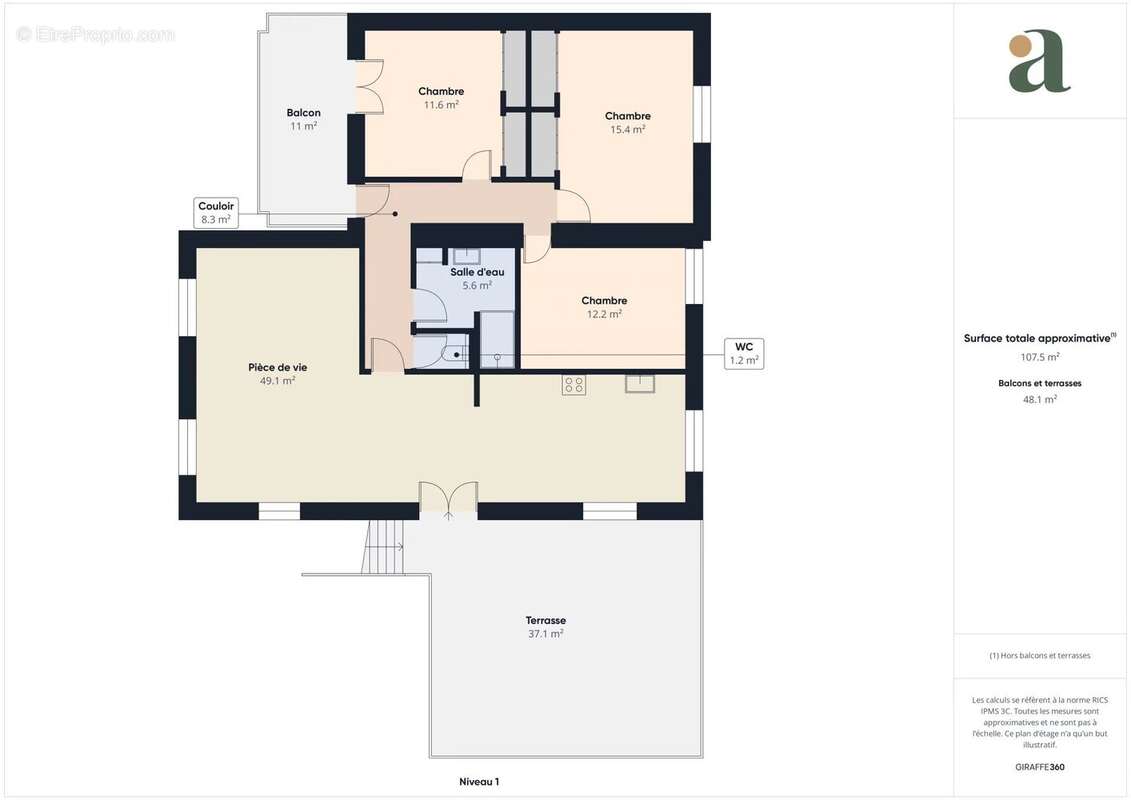 Appartement à ROGNES