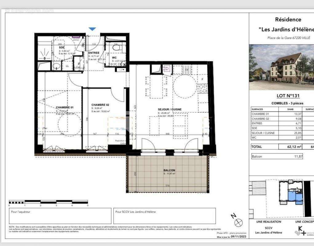 Appartement à VILLE