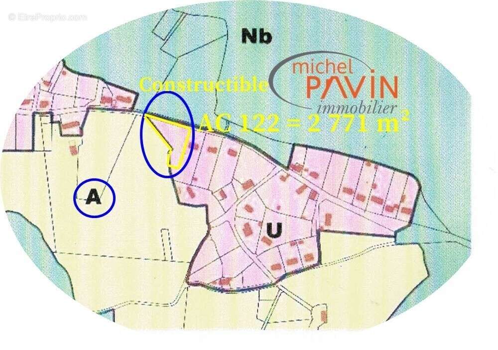 Terrain à MARSEILLES-LES-AUBIGNY