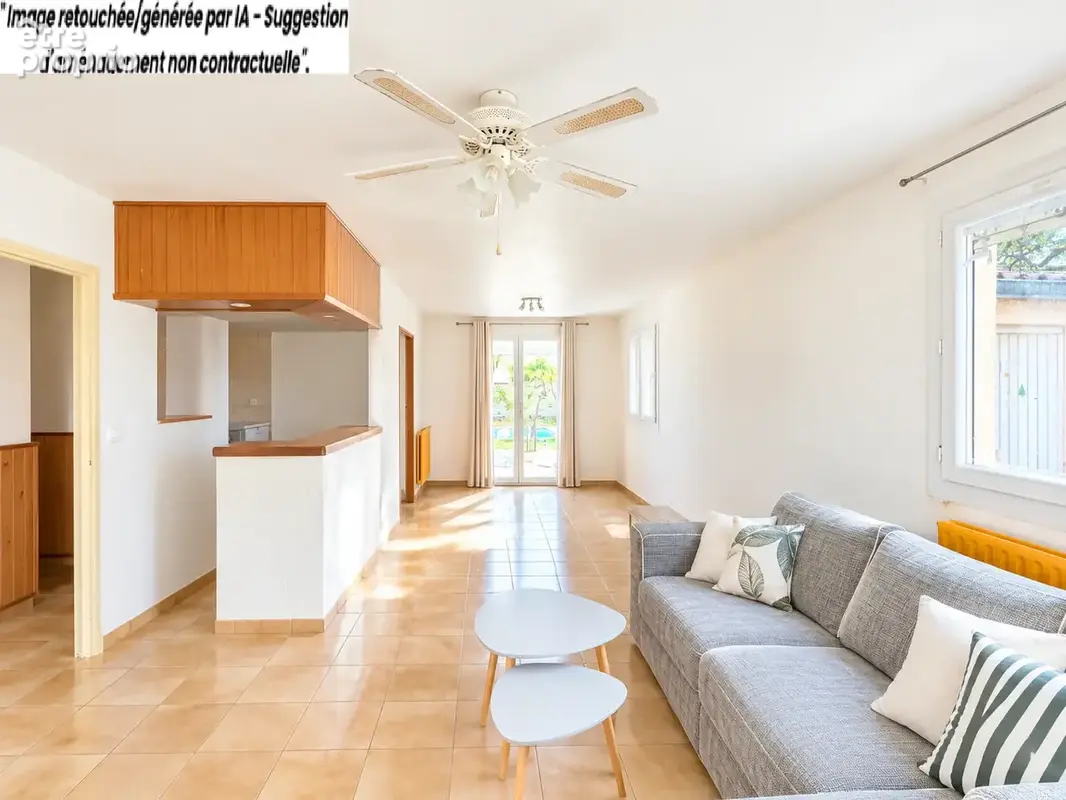 Maison T6 de 114 M2 avec garage, abri voiture, Piscine et terrain de 755 M2 - photo 2