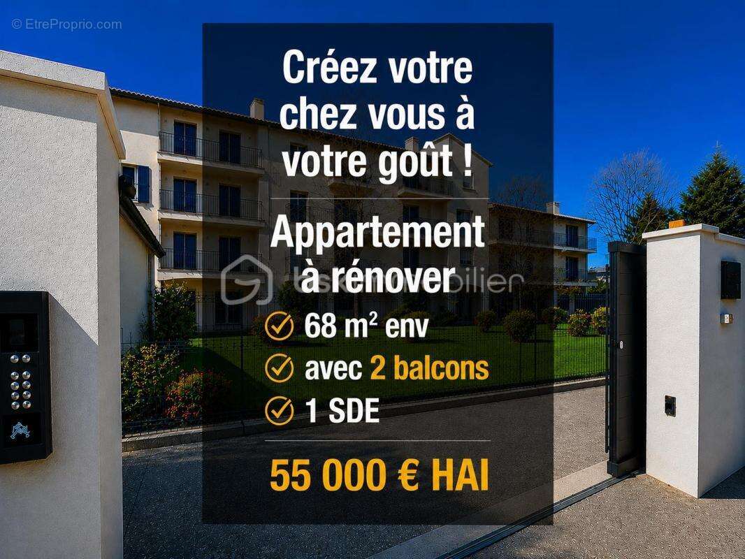 SAINT-CHRISTOL ((84) - 55 000 € FAI – 68 m² + 2 balcons + 2 places de parking - Créez votre appartement sur mesure ! Plusieurs p - photo 2