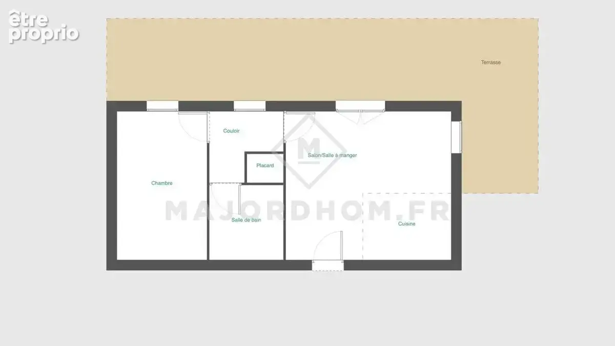 Vend rare appartement type 2 de 44m2 avec terrasse panoramique de 50m2 secteur Saint Just 13013 Marseille - photo 11