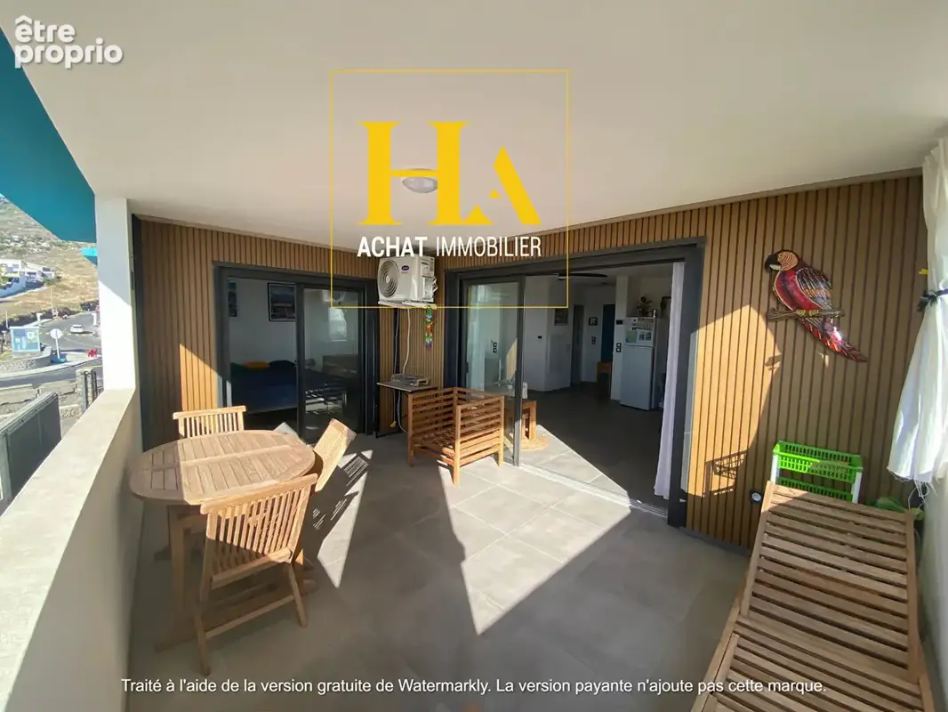 Trois Bassins Littoral, Souris Blanche T2 de 67 m2 vue mer - photo 6