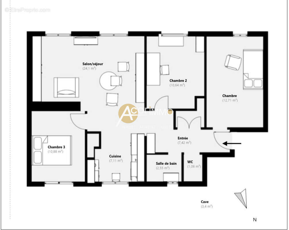 Appartement T4 avec parking et cave sur La Seyne-sur-Mer - photo 10