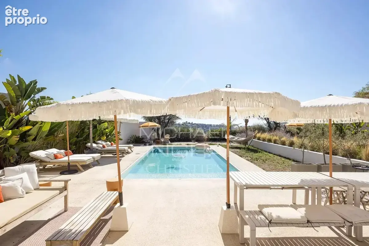 Nice - Bellet - Villa rénovée avec piscine, vue dégagée - photo 2