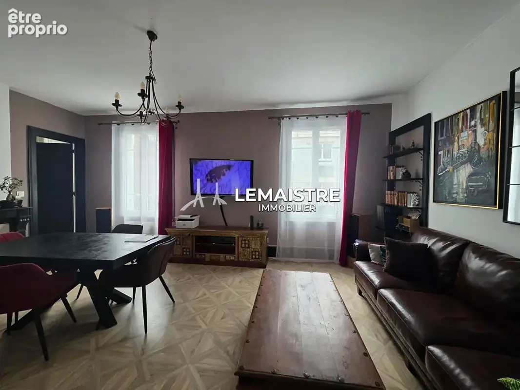 Appartement à vendre  Le Havre  Anatole France 82,6 m²  3 chambres  Cave  Charme de l'ancien - photo 4