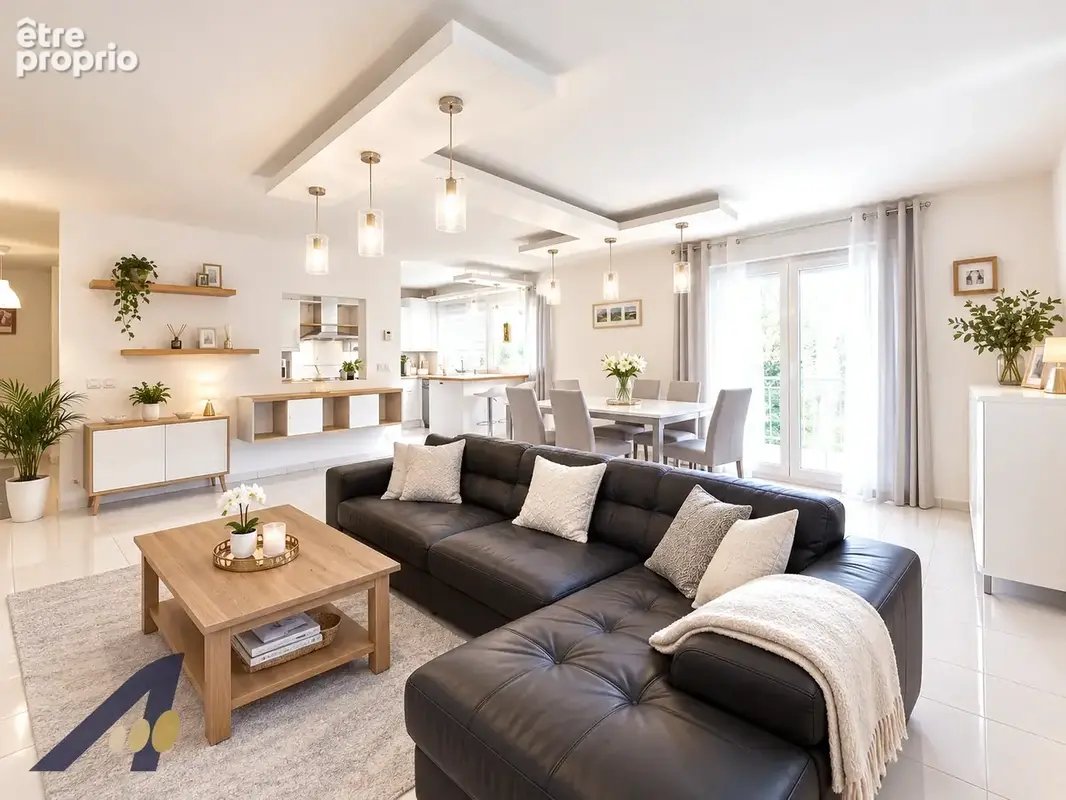 Rare a la vente-superbe duplex de 123m2 au coeur d'un parc arbore-terrasse-garages - photo 1