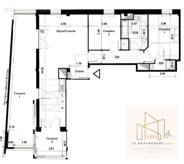 Appartement à MARSEILLE-8E