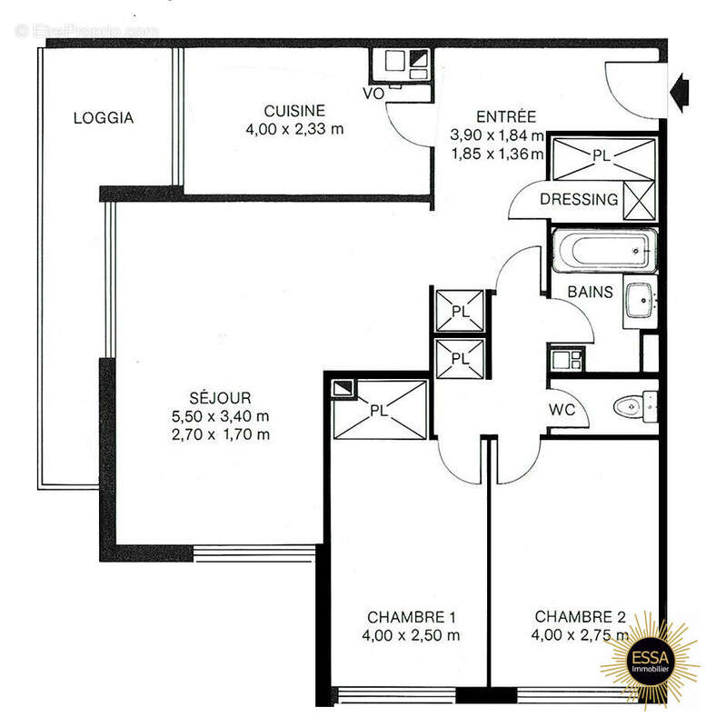 Appartement à BAILLY