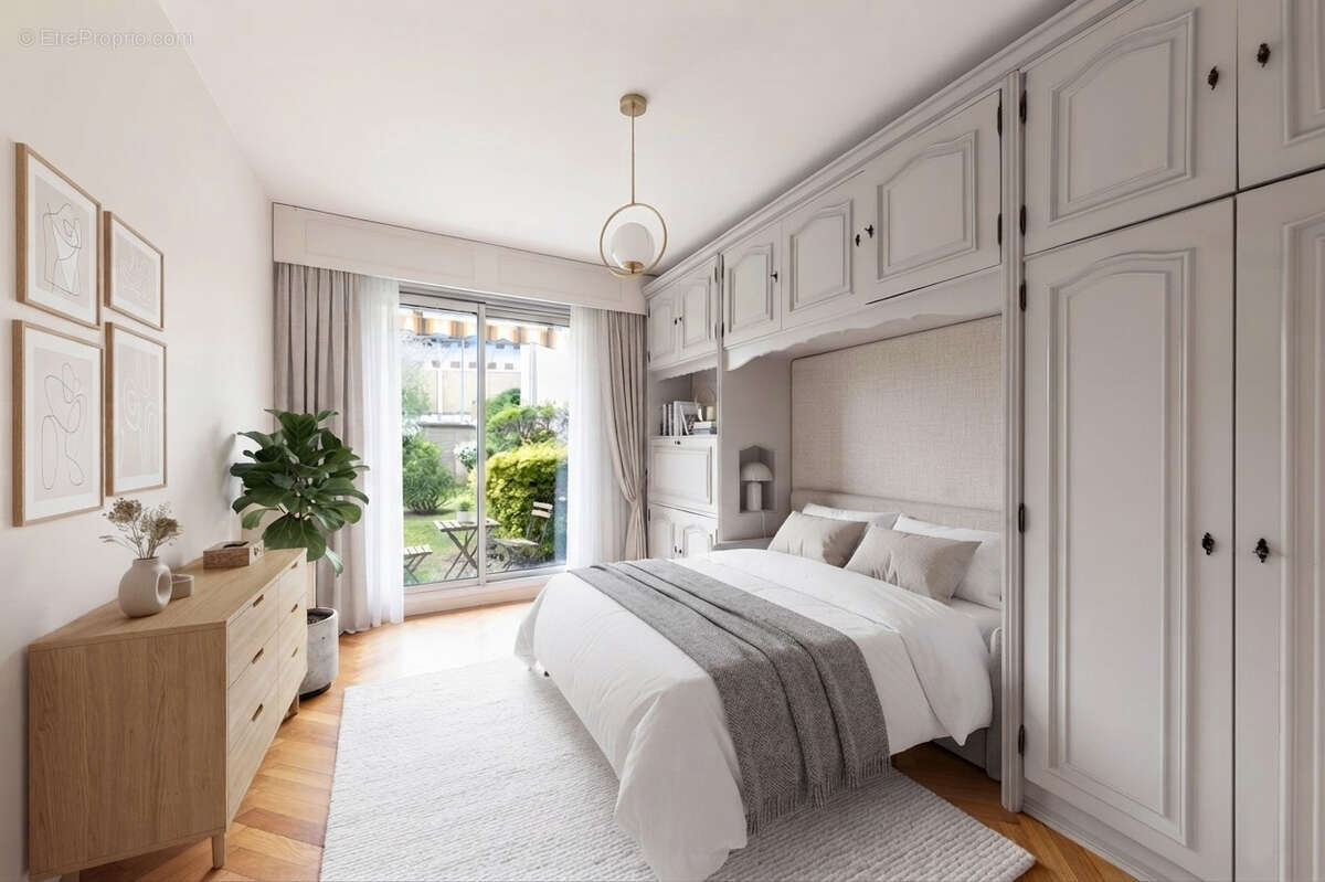Bois-colombes bruyères - appartement familial 4 p. rdj -  799 000  fai - photo 3