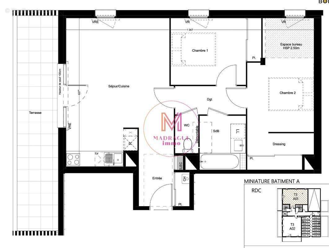 Appartement à VILLENEUVE-TOLOSANE