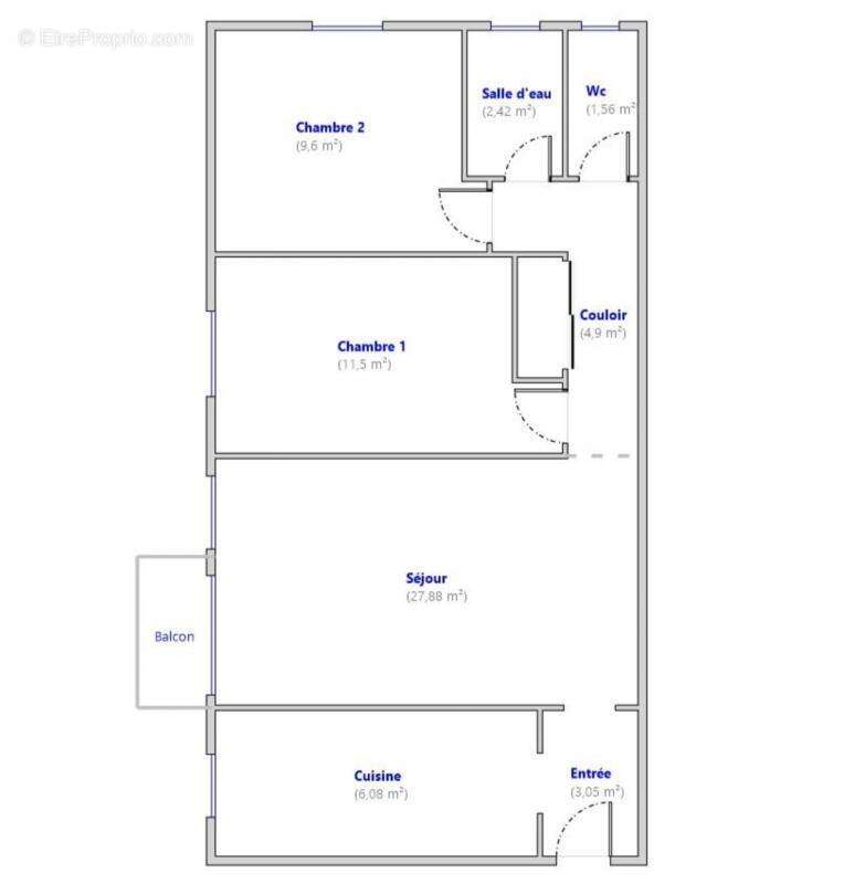 Appartement à LA RICHE