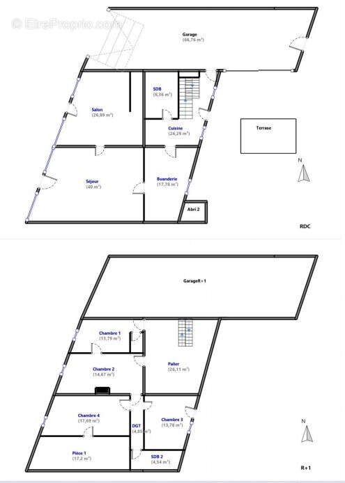 Plans - Maison à ATTIGNAT