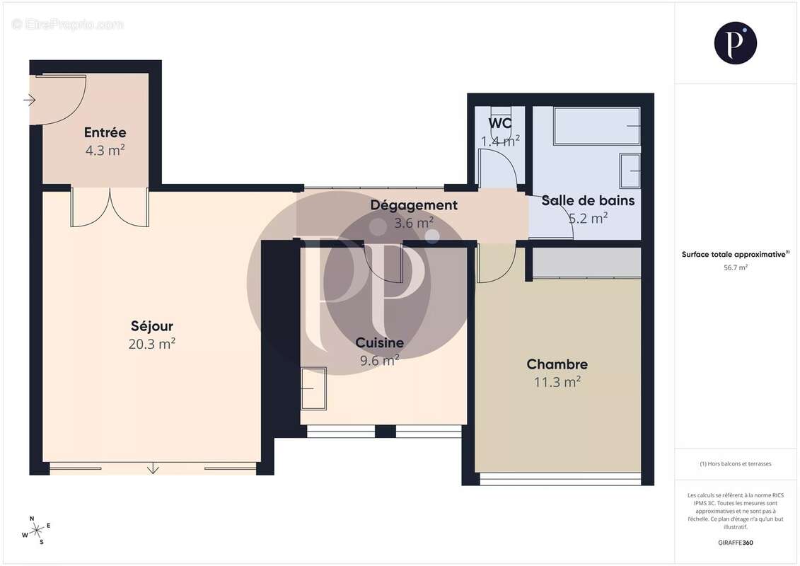 Appartement à VERRIERES-LE-BUISSON