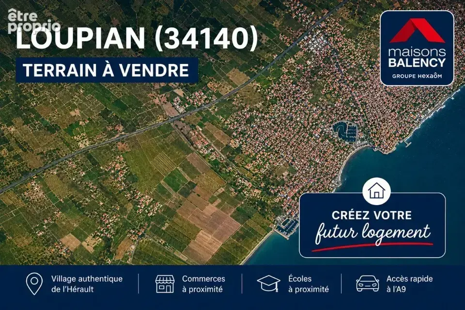 Terrain 365 m² à Loupian  - photo 2