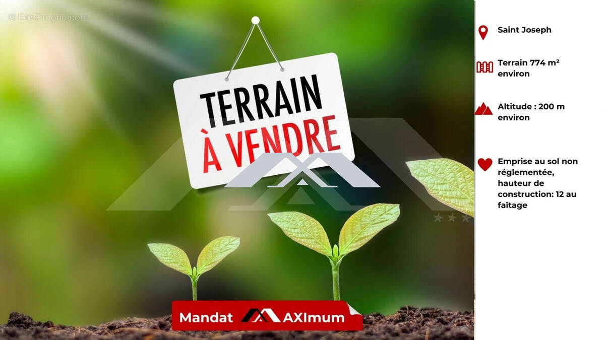 Terrain à SAINT-JOSEPH