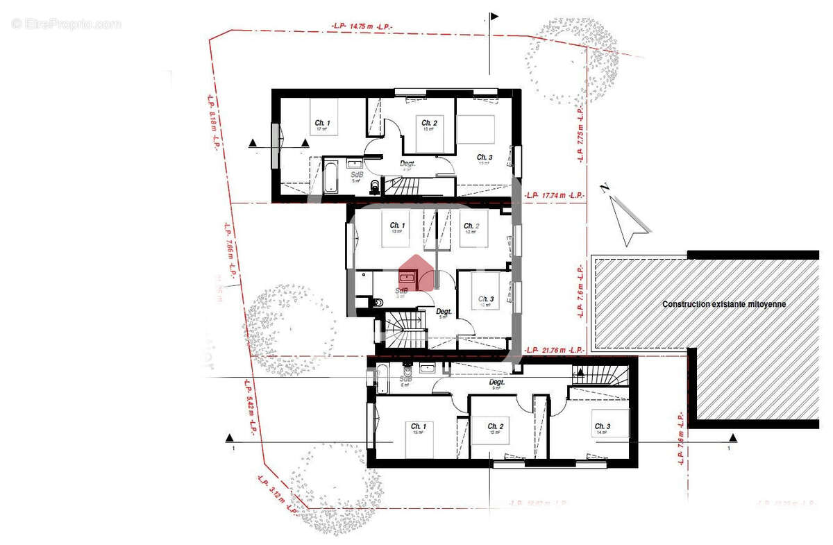 Exclusivite maison contemporaine secteur cormontreuil 4 pièce(s) 81 m2 avec garage - photo 4