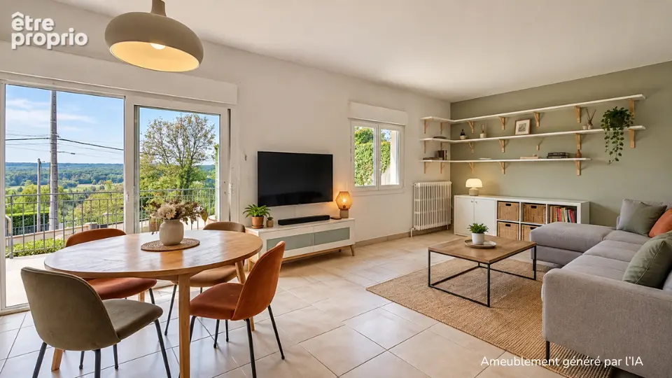Chartrettes. (8mn de BOIS-LE-ROI). Maison familiale de 104 m²  avec sous-sol aménagé. Vue panoramique et Jardin au calme. Rénova - photo 3