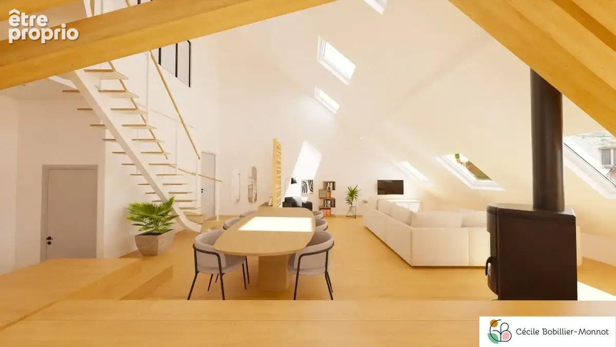 Magnifique Loft DUPLEX F4 Neuf avec jardin - Centre-Ville Pontarlier - photo 3