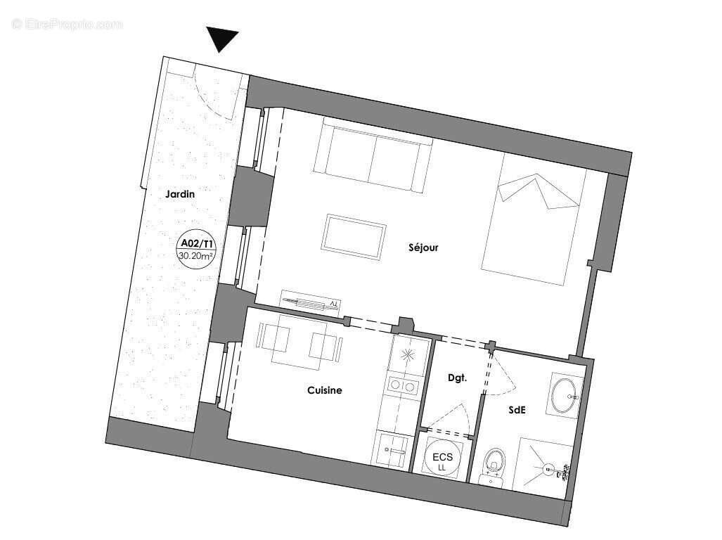 Appartement à TOULOUSE