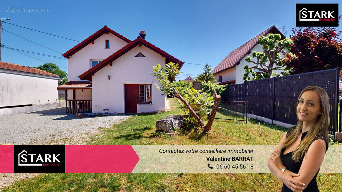 Maison principale - face arrière  - Maison à BAVILLIERS