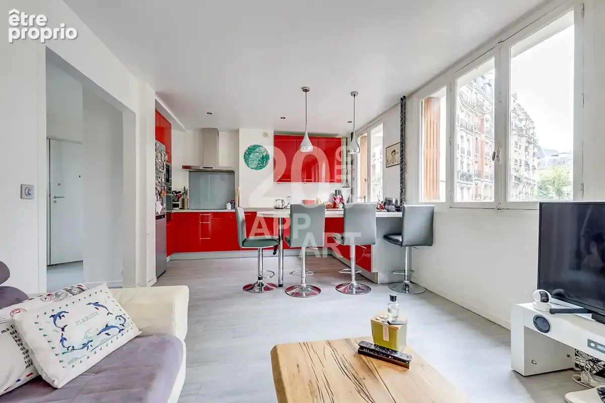 À deux pas de la Place Gambetta, charmant 2 pièces de 50 m² - photo 3