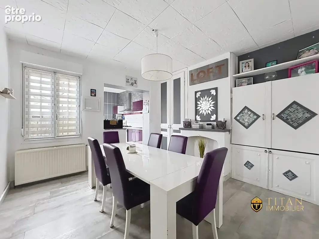 Maison individuelle en briques de 110 m²  3 chambres et bureau  Jardin- Dunkerque (59640) - Titan Immobilier