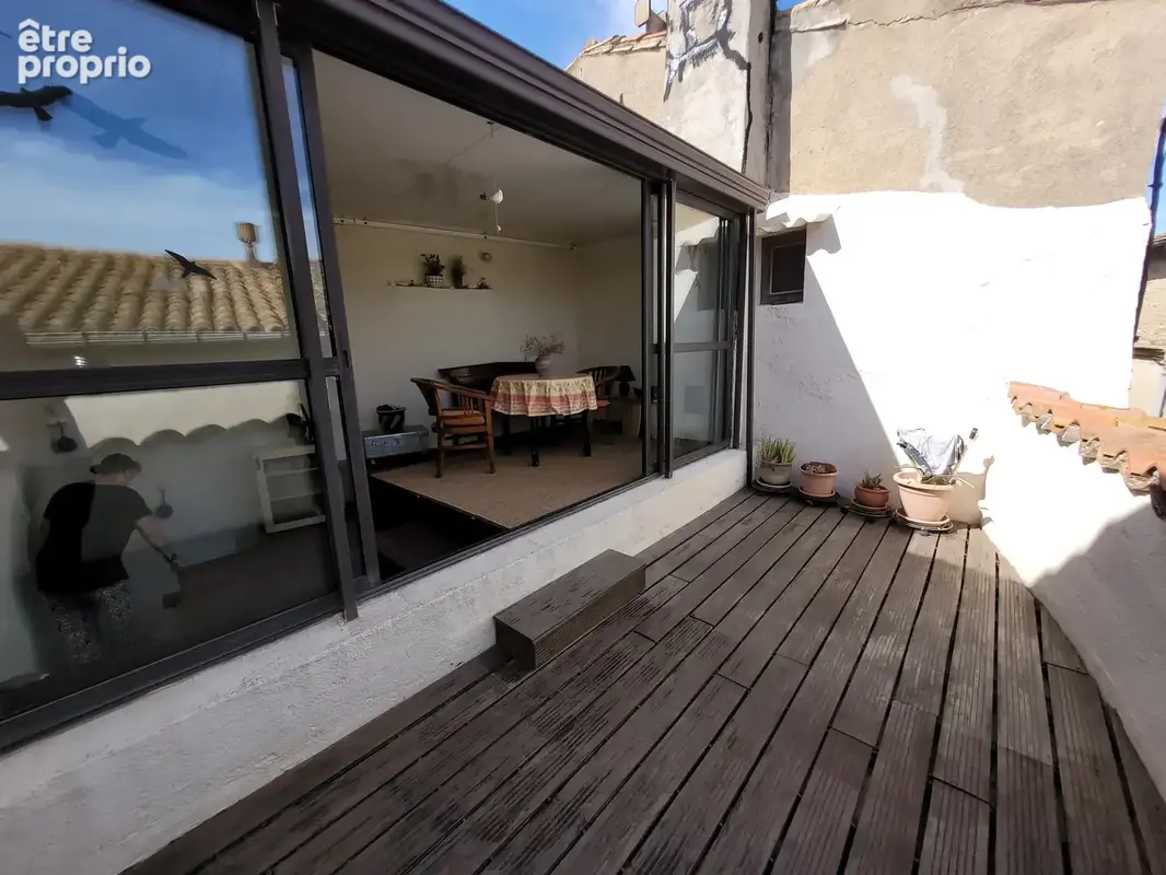 Fleury d'Aude Maison de village de type 3 sur 3 niveaux avec une belle et agréable terrasse. - photo 9